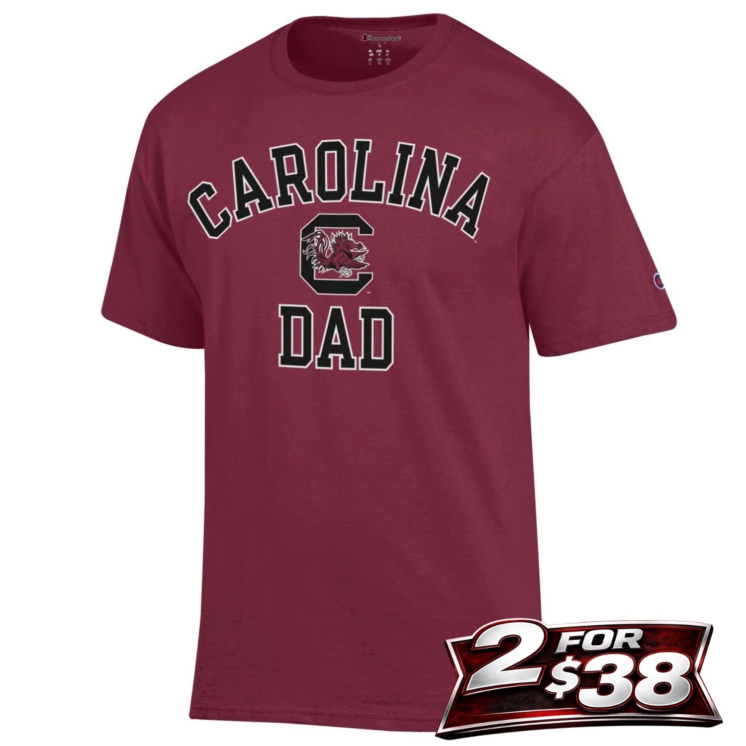SOUTH CAROLINA GAMECOCKS DAD T-SHIRT