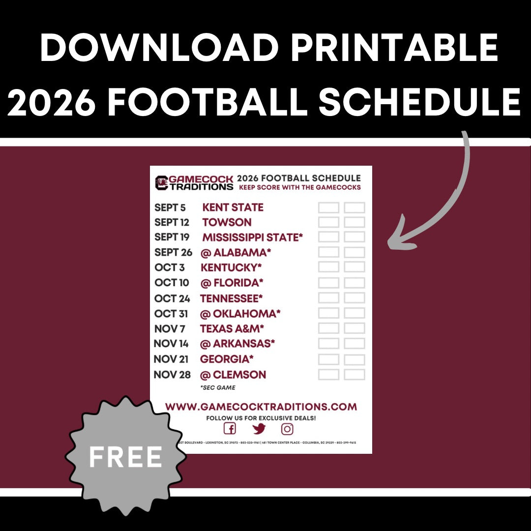 Printable 2026 South Carolina Football Schedule