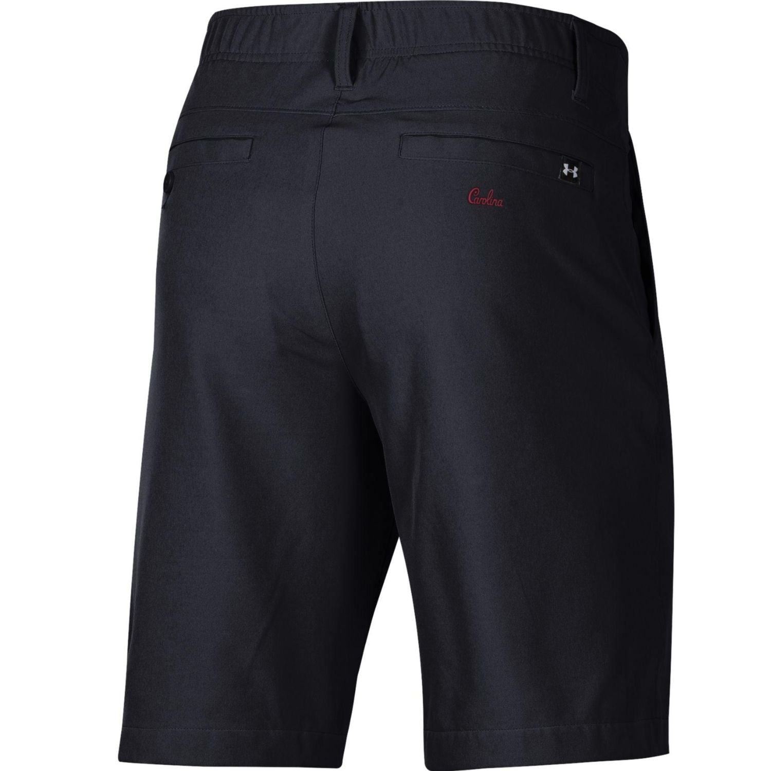 SOUTH CAROLINA GAMECOCKS UA BLACK CAROLINA SCRIPT SHORTS