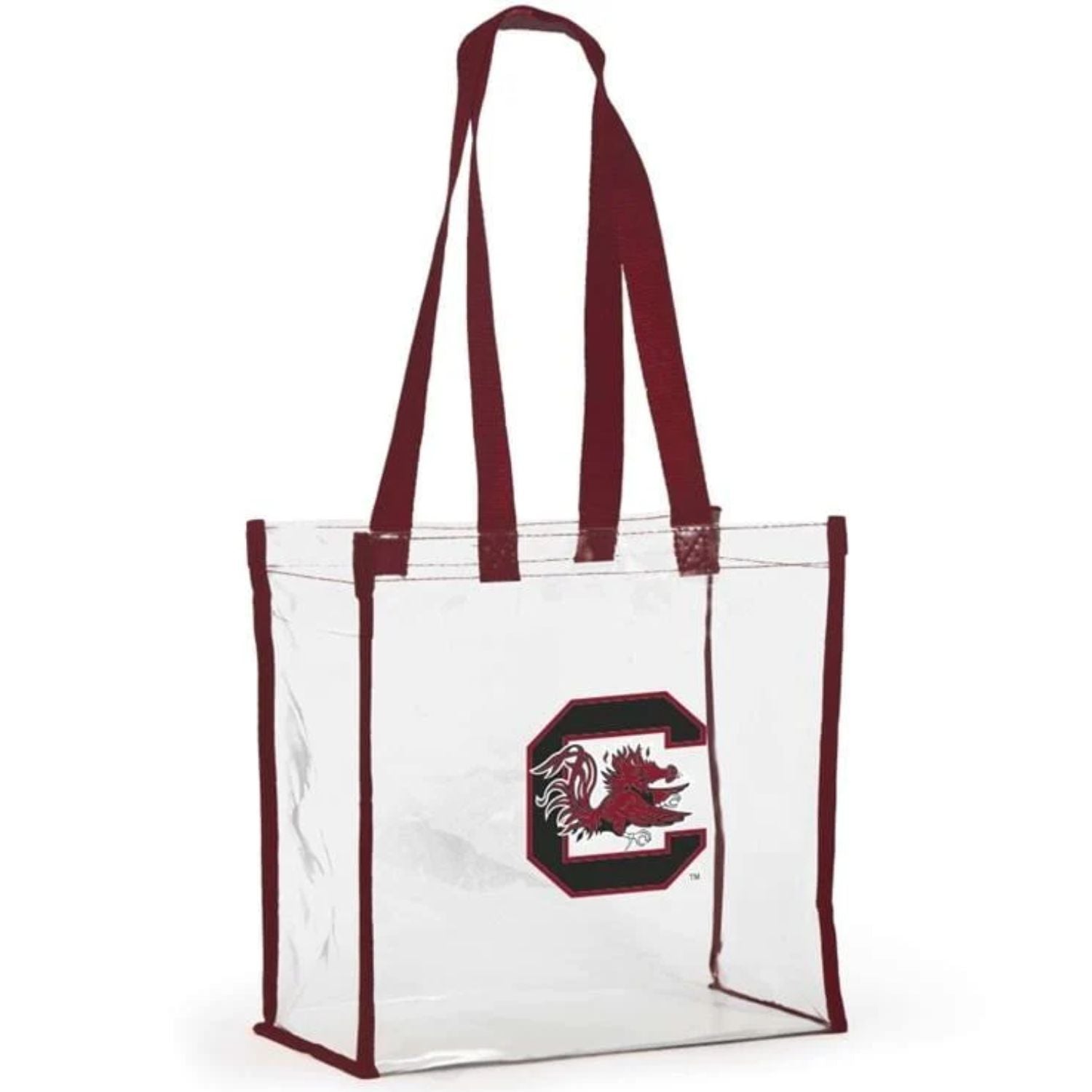 SOUTH CAROLINA GAMECOCKS CLEAR BLOCK C STADIUM TOTE BAG