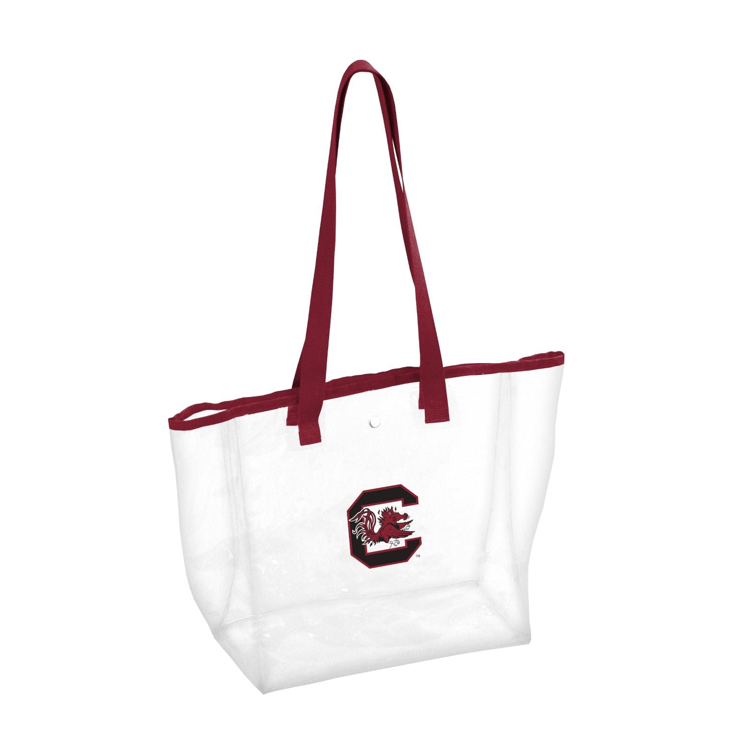 South Carolina Block C Clear Stadium Tote 12"x5.75"x11.75"