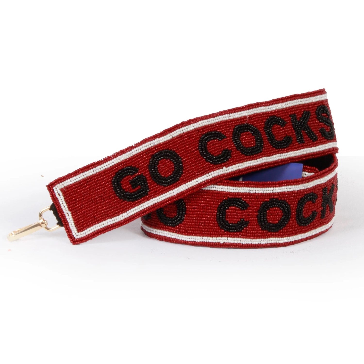 SOUTH CAROLINA GAMECOCKS BEADED PURSE STRAP
