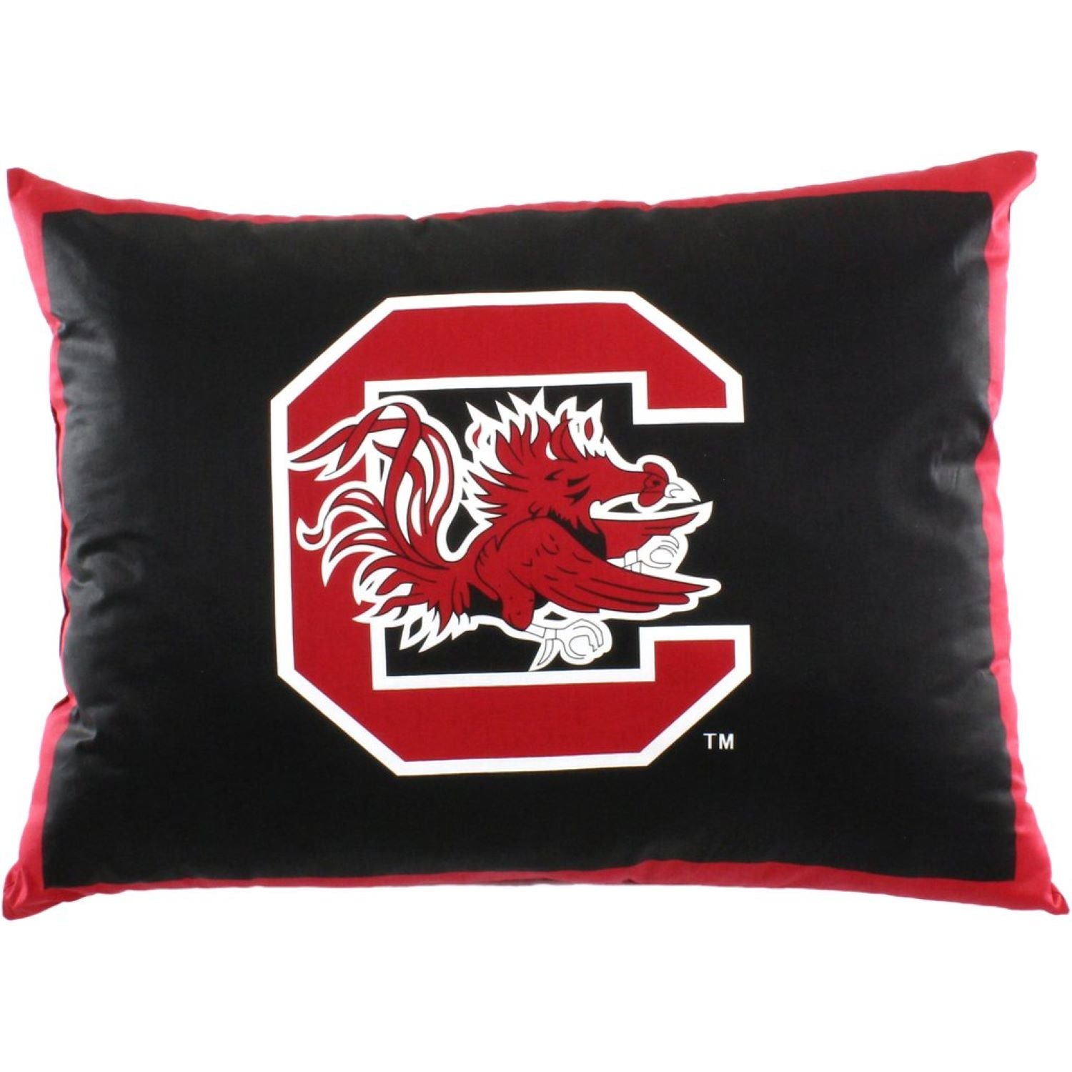 USC BLOCK C GARNET AND BLACK 20X28 DECO PILLOW