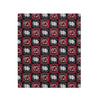 SOUTH CAROLINA GAMECOCKS CHECKERED PLUSH SHERPA BLANKET