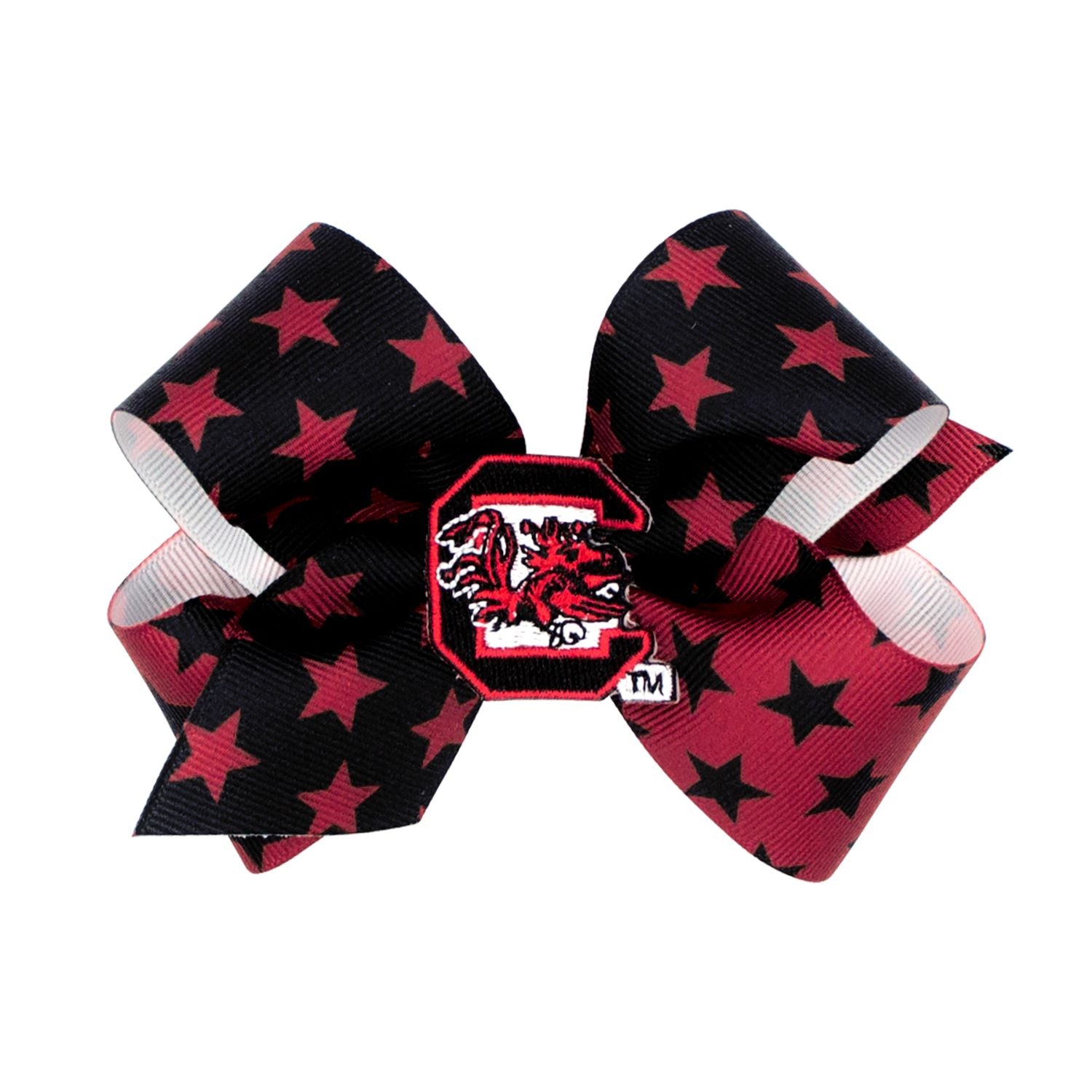 SOUTH CAROLINA GAMECOCKS KING STAR PRINT BOW