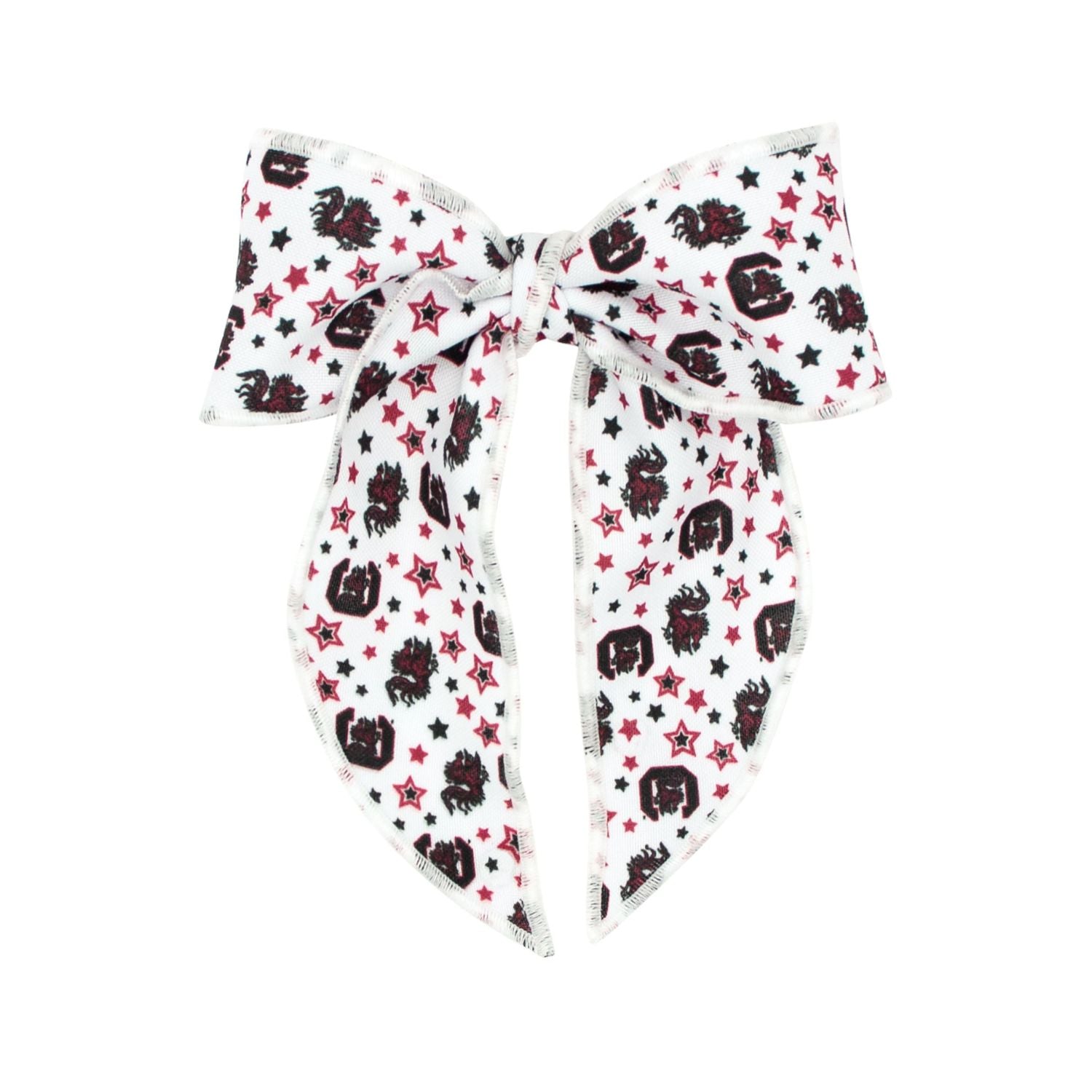 SOUTH CAROLINA GAMECOCKS MEDIUM STAR PRINT WITH C BLOCK BOW