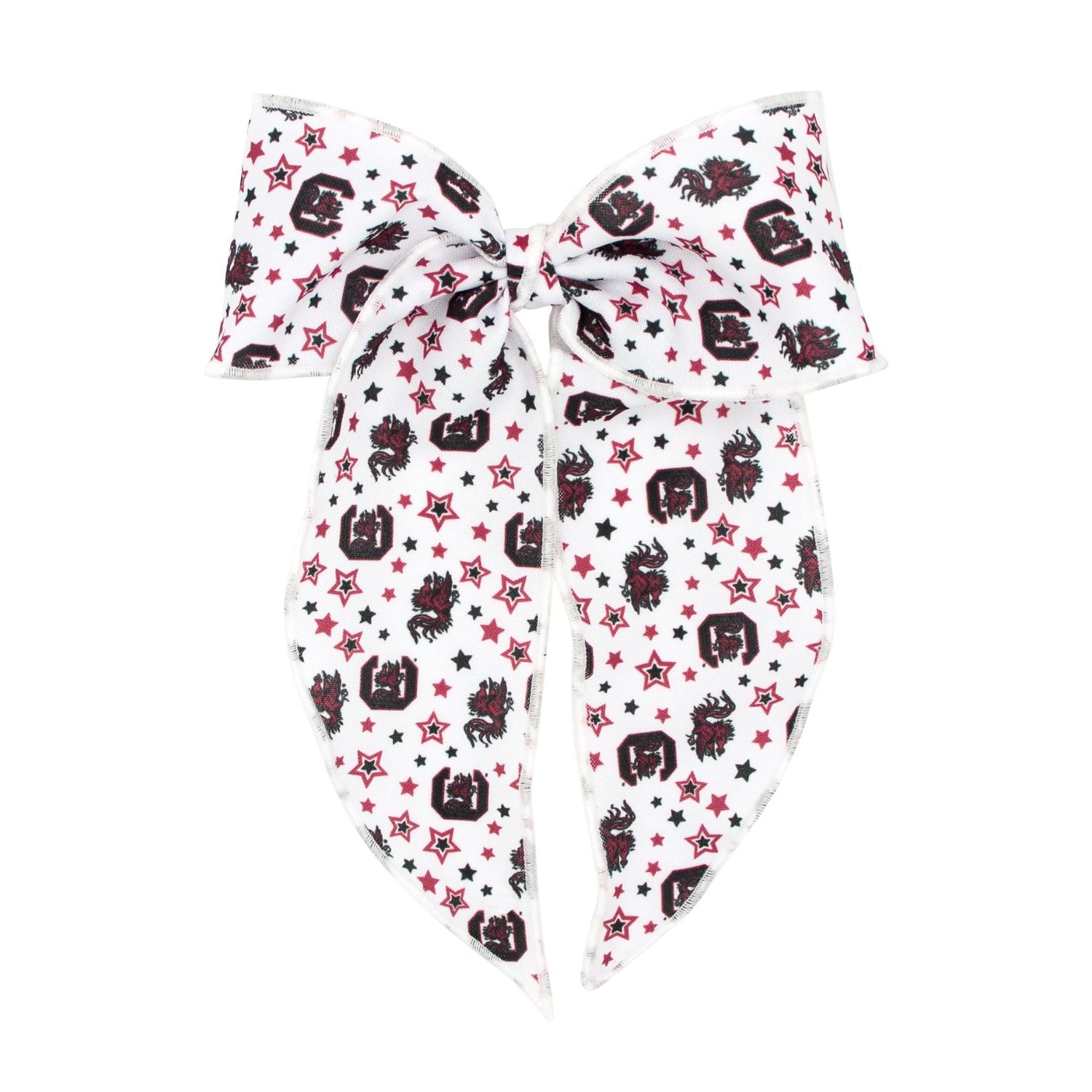 SOUTH CAROLINA GAMECOCKS KING STAR PRINT WITH C BLOCK BOW
