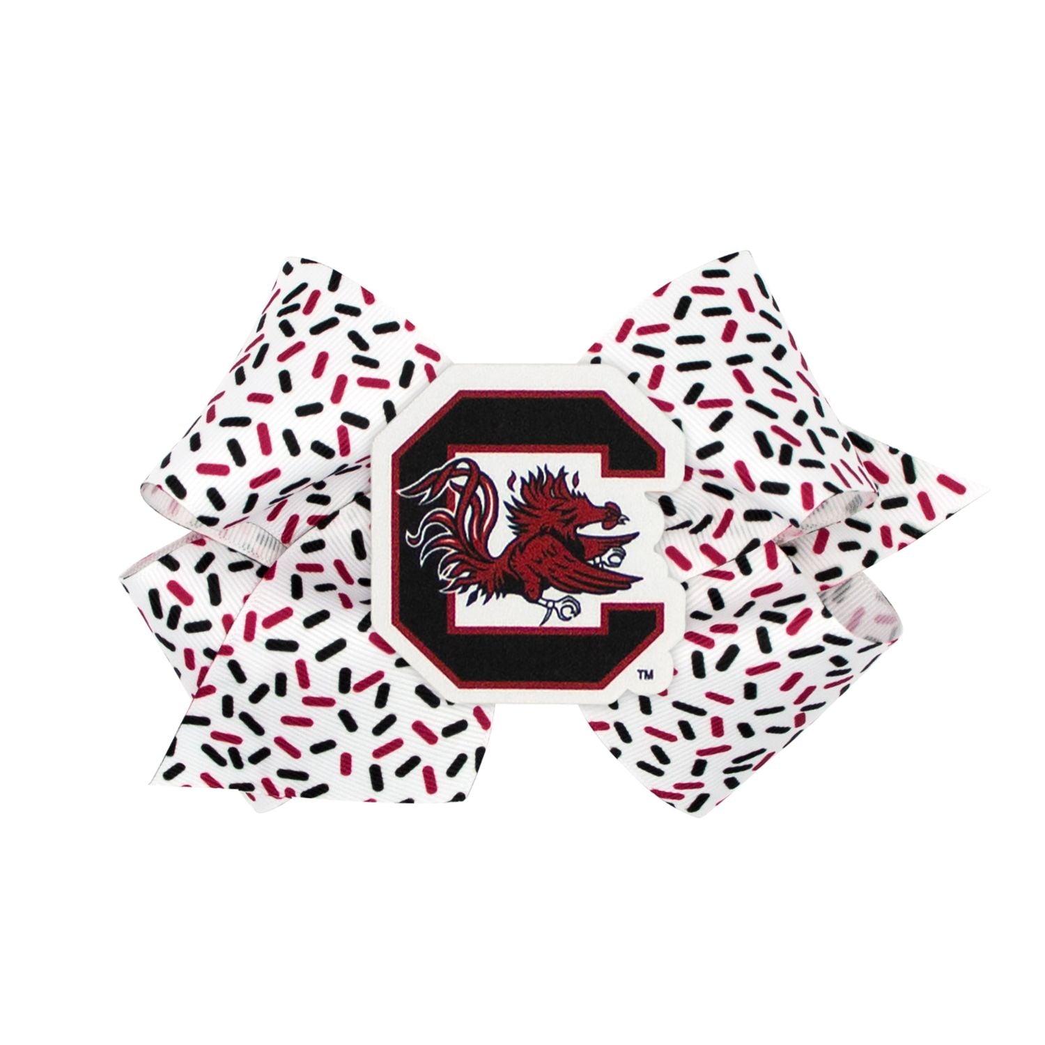 SOUTH CAROLINA GAMECOCKS KING CONFETTI WITH C BLOCK BOW