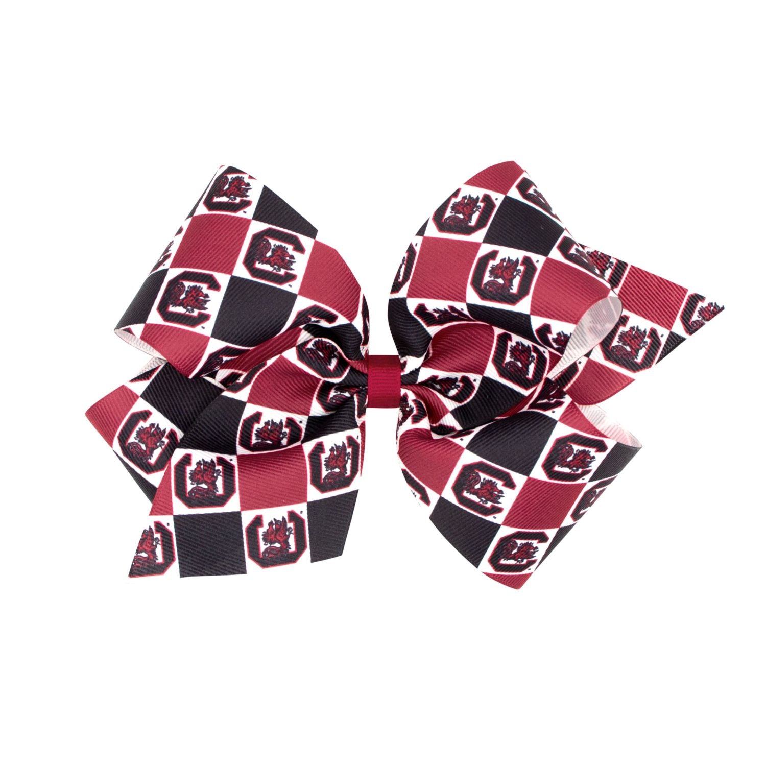 SOUTH CAROLINA GAMECOCKS KING MULTICOLOR C BLOCK CHECKERED BOW