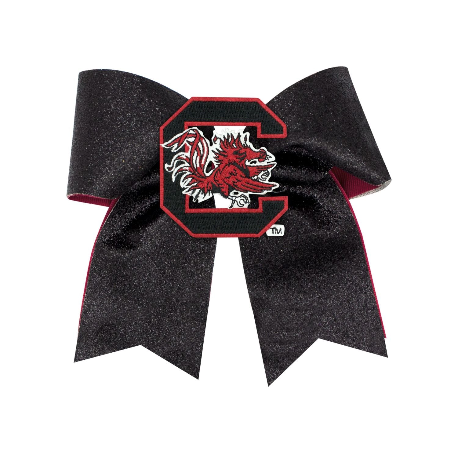 SOUTH CAROLINA GAMECOCKS KING BLACK C BLOCK CHEER BOW