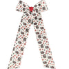 SOUTH CAROLINA GAMECOCKS WHITE STAR BOW WITH STREAMERS