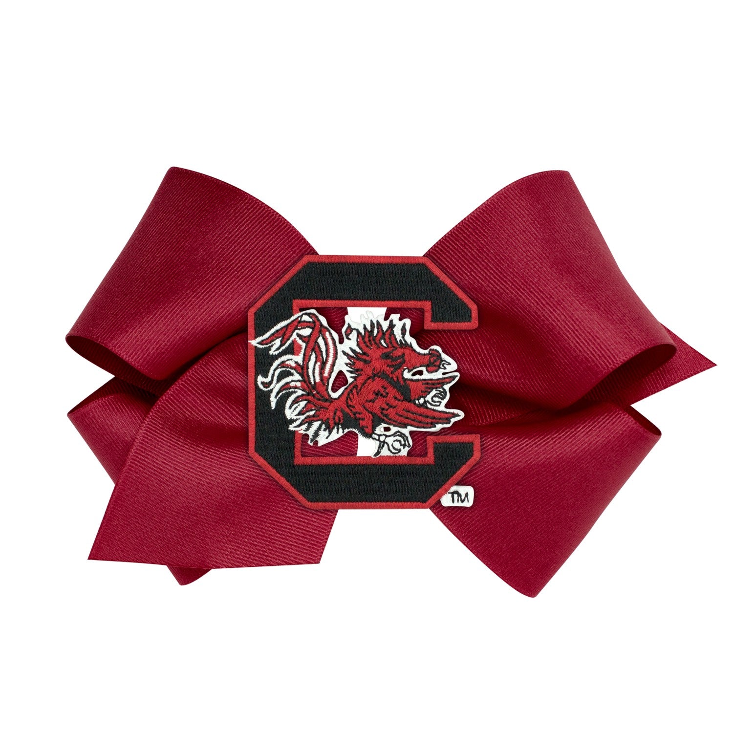 SOUTH CAROLINA GAMECOCKS GARNET KING GROSGRAIN BOW