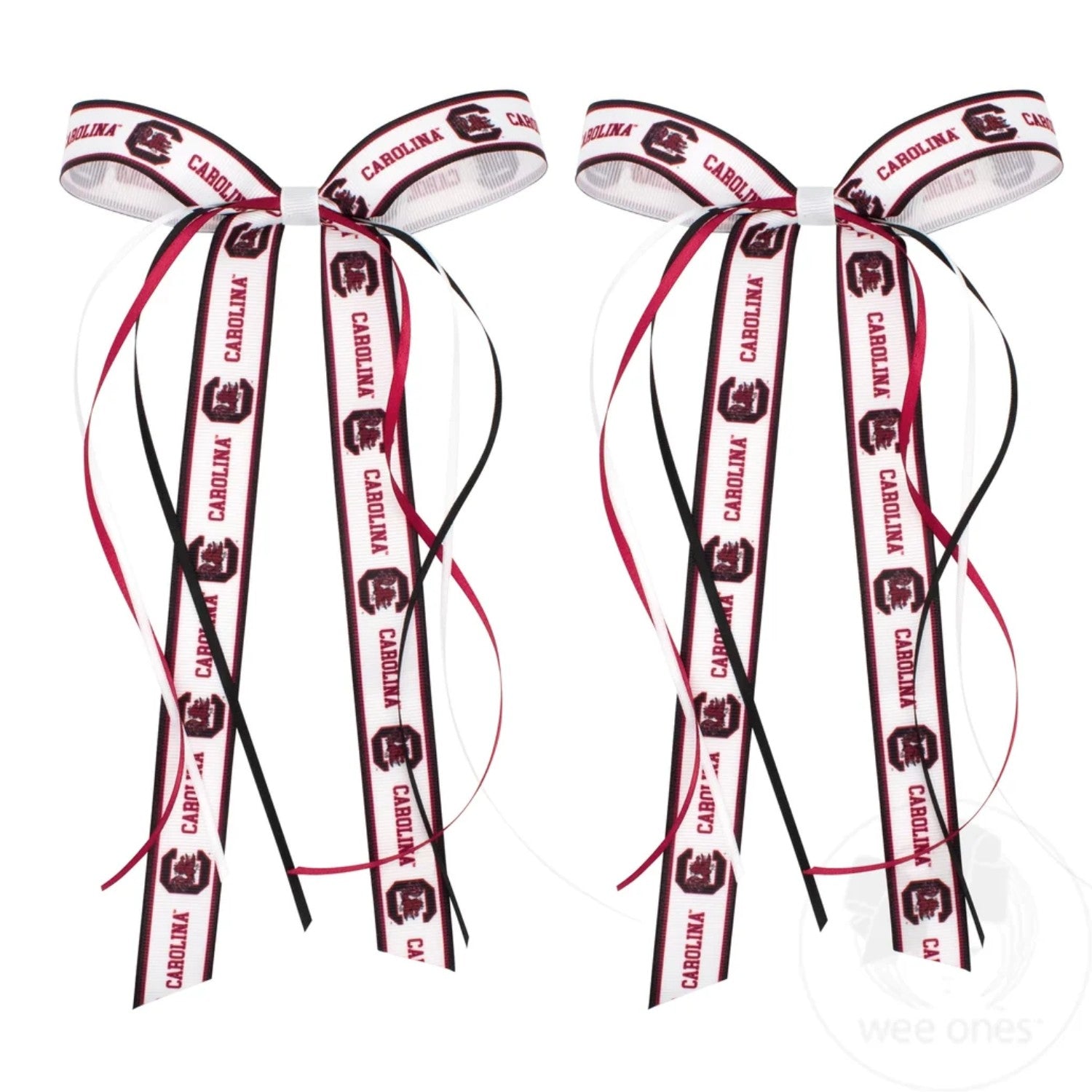 SOUTH CAROLINA GAMECOCKS 2 PACK BOOT BOWS