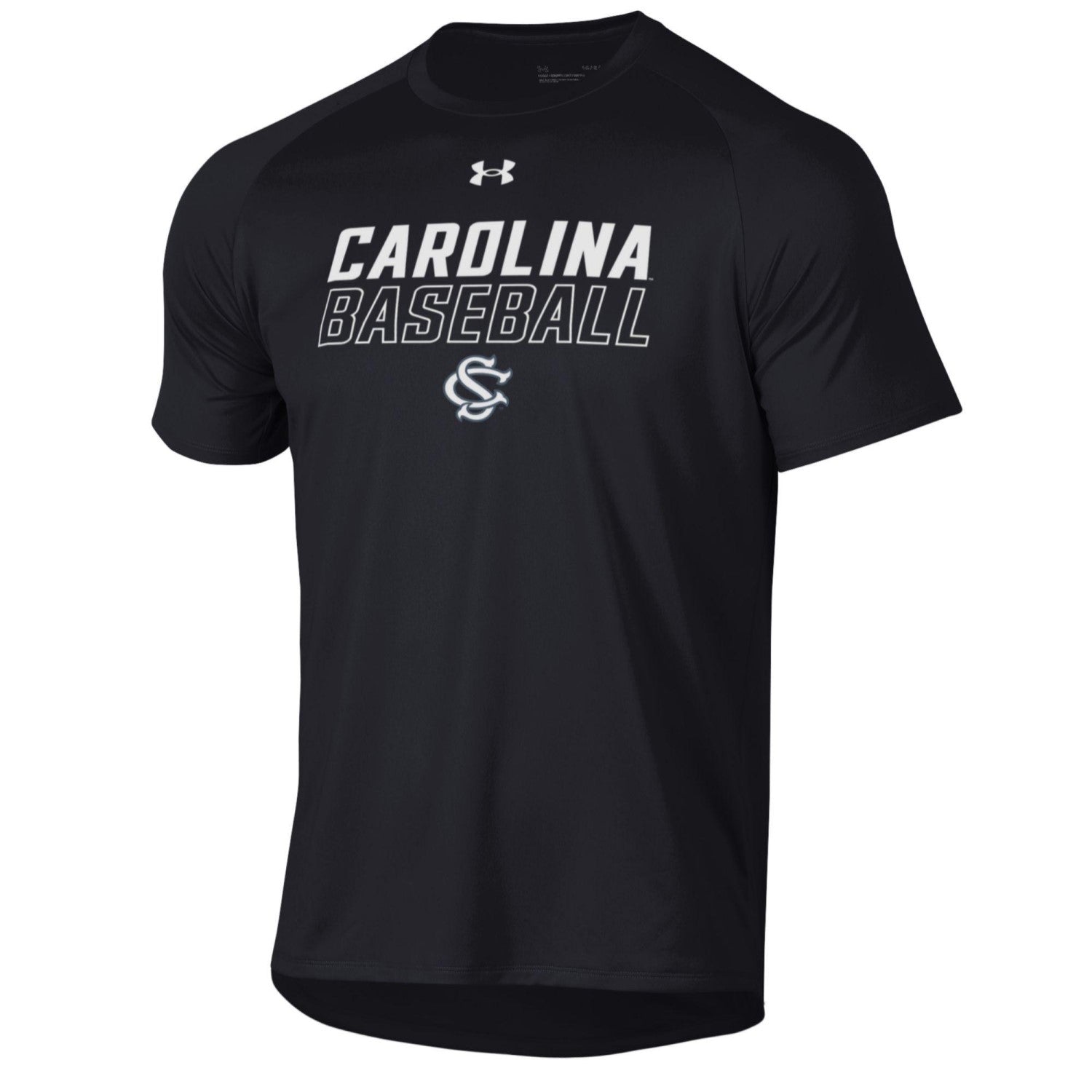 SOUTH CAROLINA GAMECOCKS BLACK BASEBALL TECH TEE