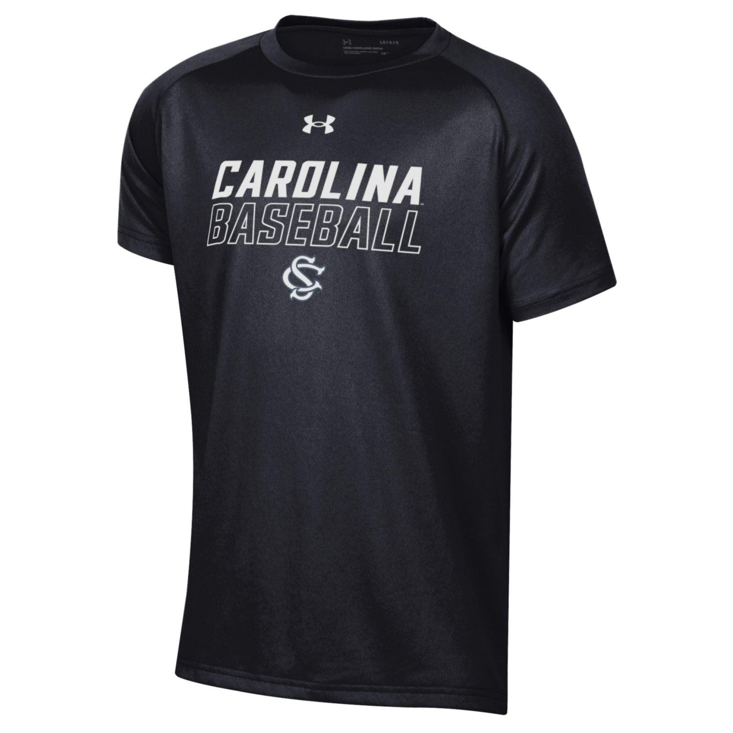 SOUTH CAROLINA GAMECOCKS YOUTH BLACK CAROLINA BASEBALL TEE