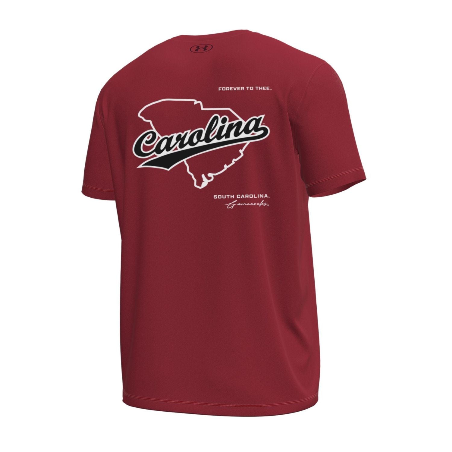 SOUTH CAROLINA GAMECOCKS GARNET BASEBALL SCRIPT IN STATE TEE