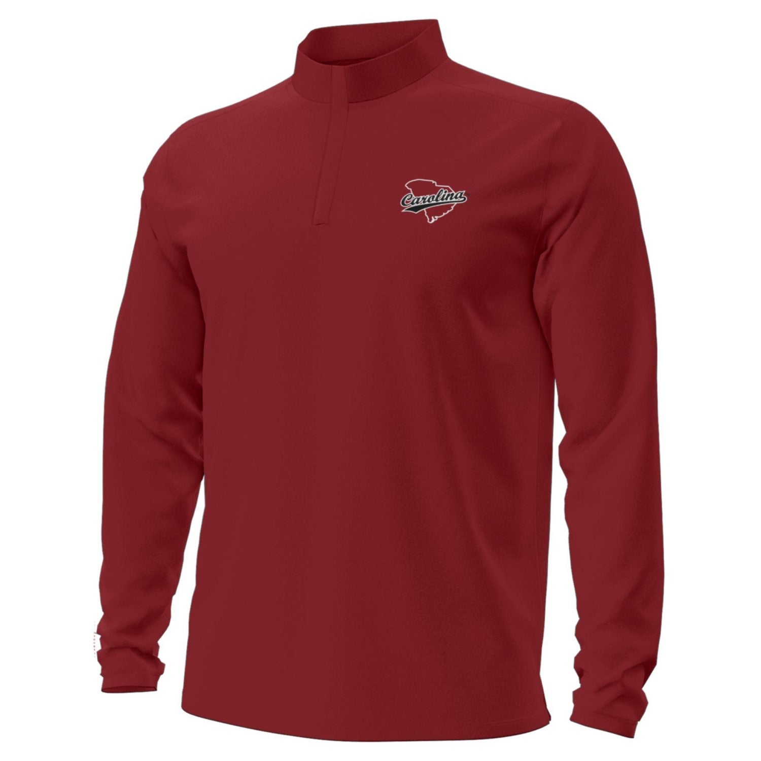SOUTH CAROLINA GAMECOCKS GARNET BASEBALL SCRIPT CAROLINA UA 1/4 ZIP