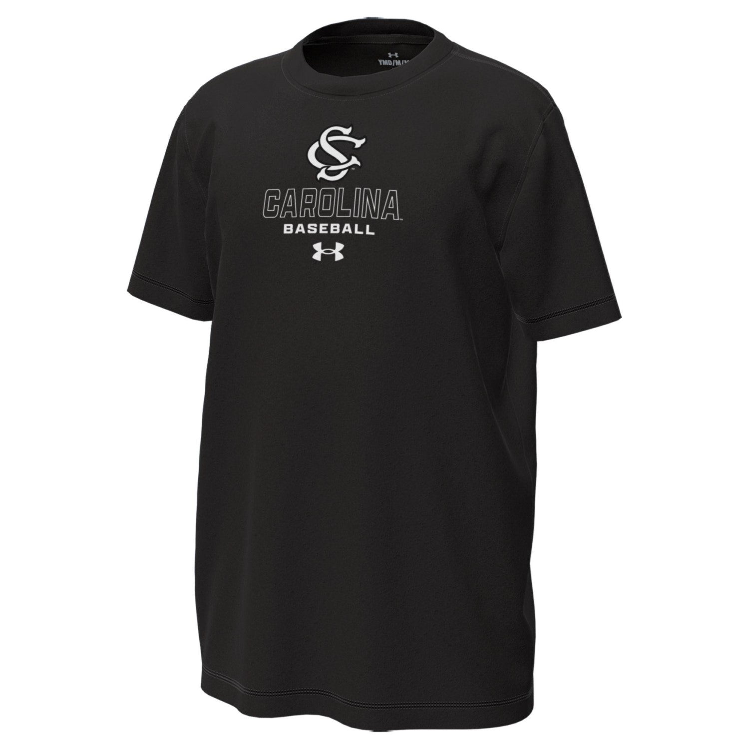 SOUTH CAROLINA GAMECOCKS YOUTH BLACK CAROLINA BASEBALL TEE