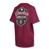 SOUTH CAROLINA GAMECOCKS GARNET V NECK BASEBALL TEE
