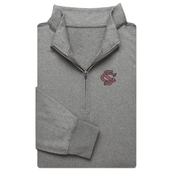 Interlocked Sc SOUTH CAROLINA GAMECOCKS GRAY INTERLOCKING SC SIRO 1/4 ZIP - Gamecock ...