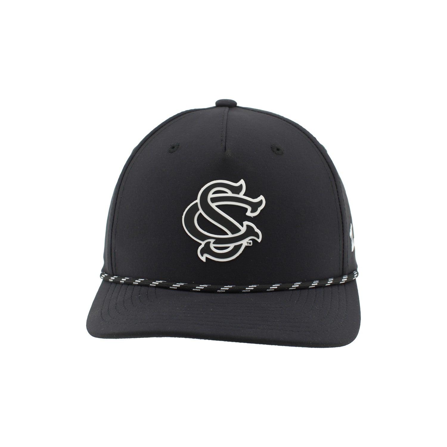 SOUTH CAROLINA GAMECOCKS BLACK INTERLOCKING SC ROPE BIRDIE