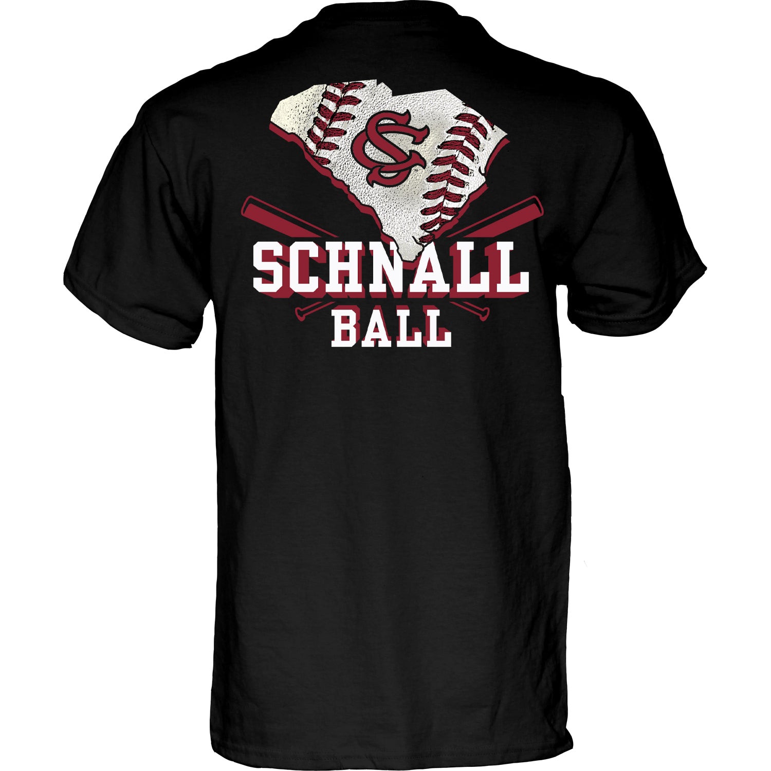 SOUTH CAROLINA GAMECOCKS BLACK SCHNALL BALL TEE