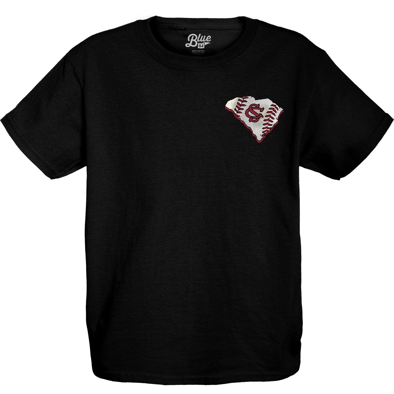 SOUTH CAROLINA GAMECOCKS BLACK SCHNALL BALL YOUTH TEE