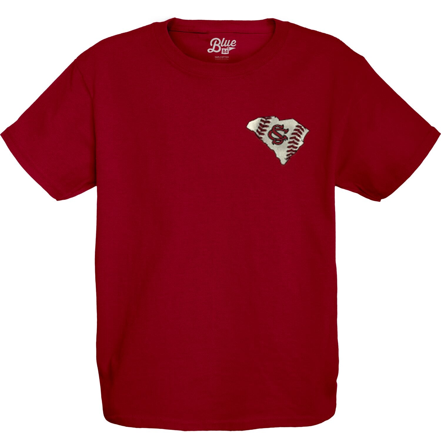 SOUTH CAROLINA GAMECOCKS GARNET SCHNALL BALL YOUTH TEE