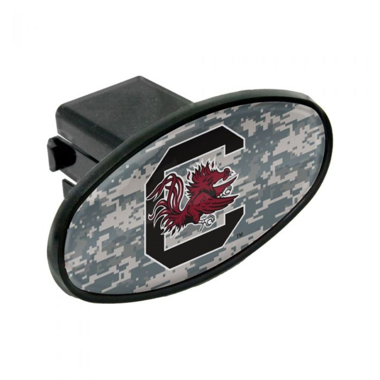 South Carolina Camo Block C Oval 2" Hitch Cover