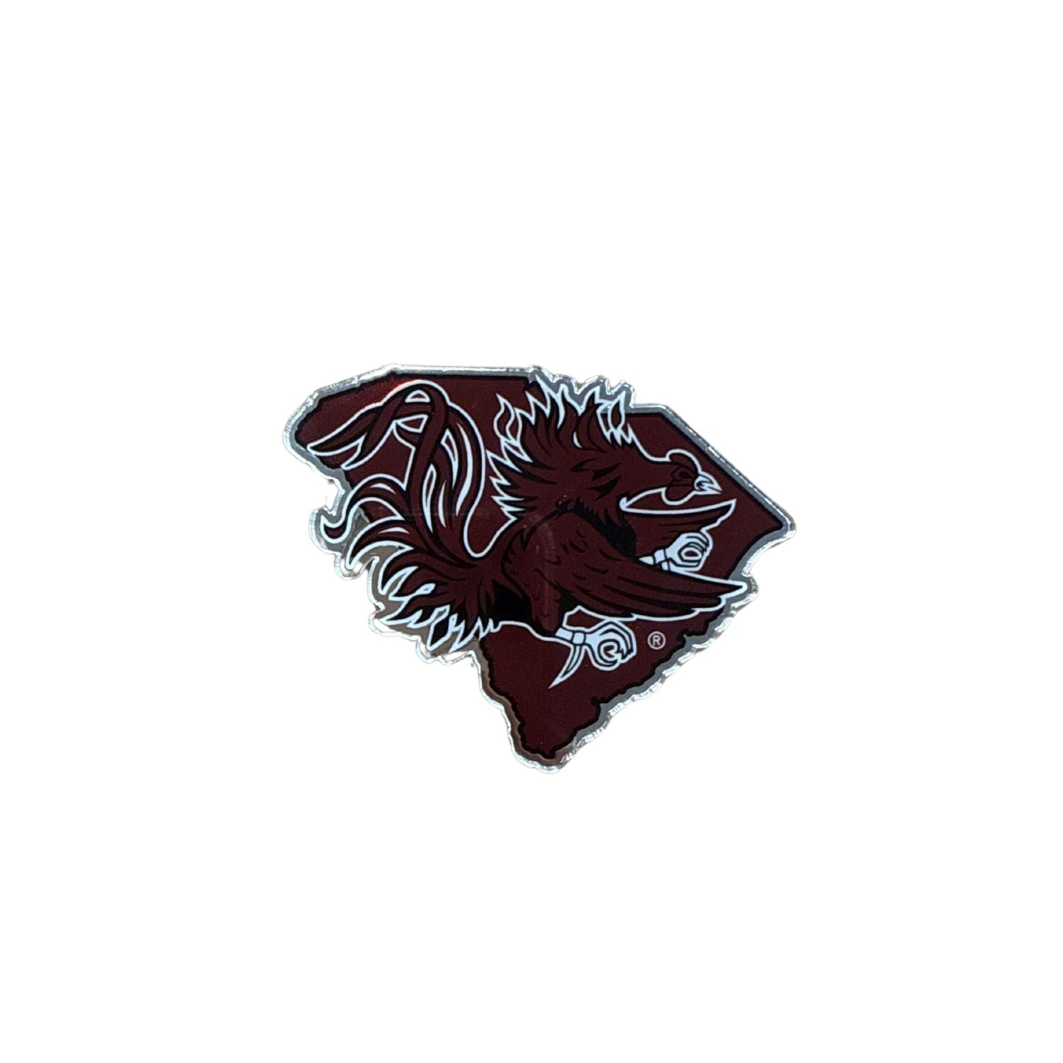 SOUTH CAROLINA GAMECOCKS GARNET STATE EMBLEM