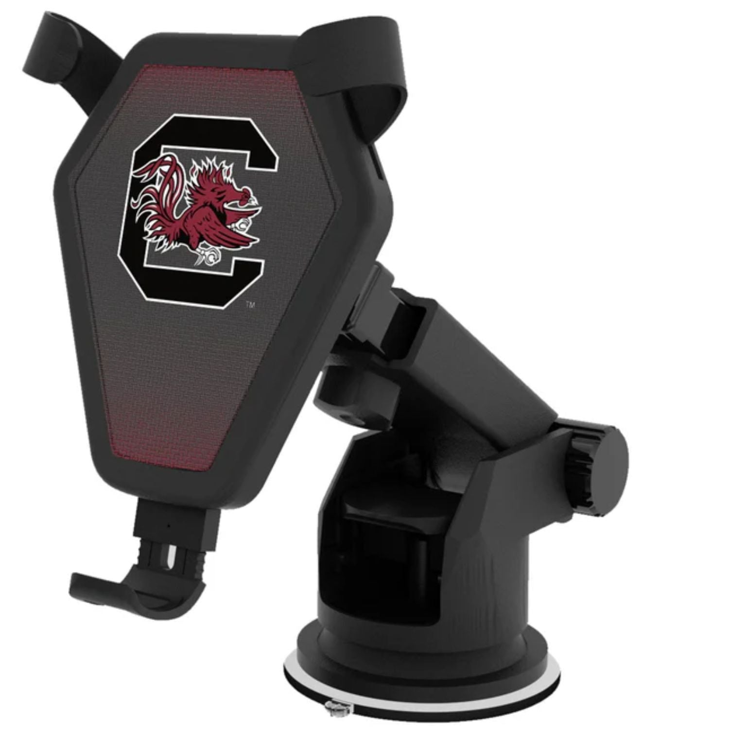 SOUTH CAROLINA GAMECOCKS BLACK C BLOCK WIRELESS CAR CHARGER