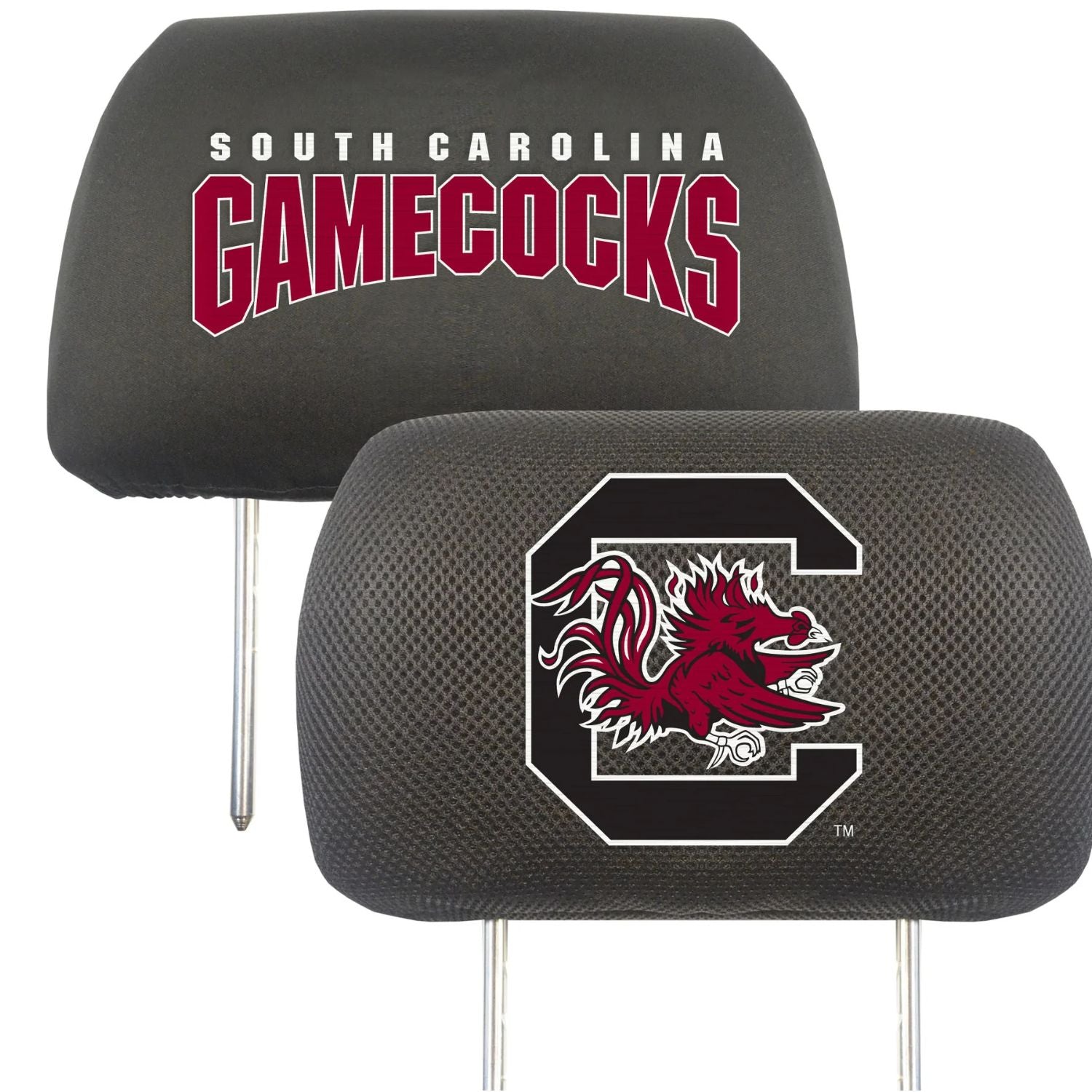 SOUTH CAROLINA GAMECOCKS GRAY HEAD REST COVER