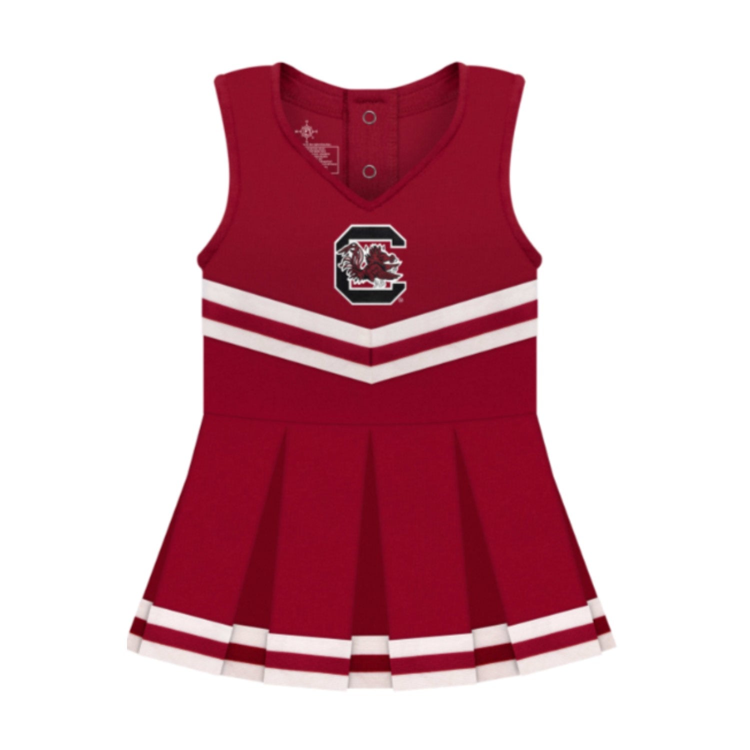 SOUTH CAROLINA GAMECOCKS GARNET INFANT CHEER DRESS