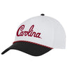 SOUTH CAROLINA GAMECOCKS WHITE CAROLINA SCRIPT SIDELINE COLLECTION ROPE HAT