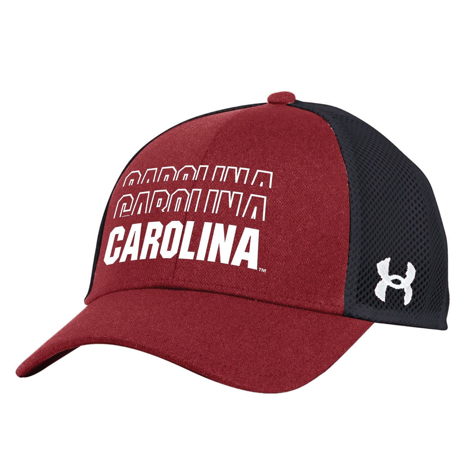 SOUTH CAROLINA GAMECOCKS GARNET SIDELINE COLLECTION KNOCKOUT TRUCKER HAT