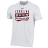 SOUTH CAROLINA GAMECOCKS WHITE THROWBACK TEE