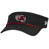 SOUTH CAROLINA GAMECOCKS BLACK SIDELINE ROPE VISOR