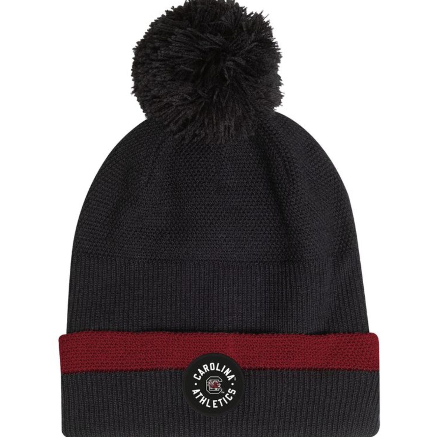 SOUTH CAROLINA GAMECOCKS UA BLACK SIDELINE BEANIE