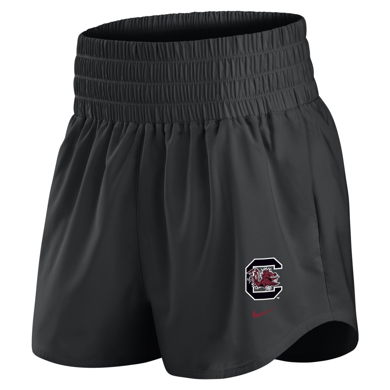 SOUTH CAROLINA GAMECOCKS BLACK LADIES HIGH WAISTED NIKE SHORTS
