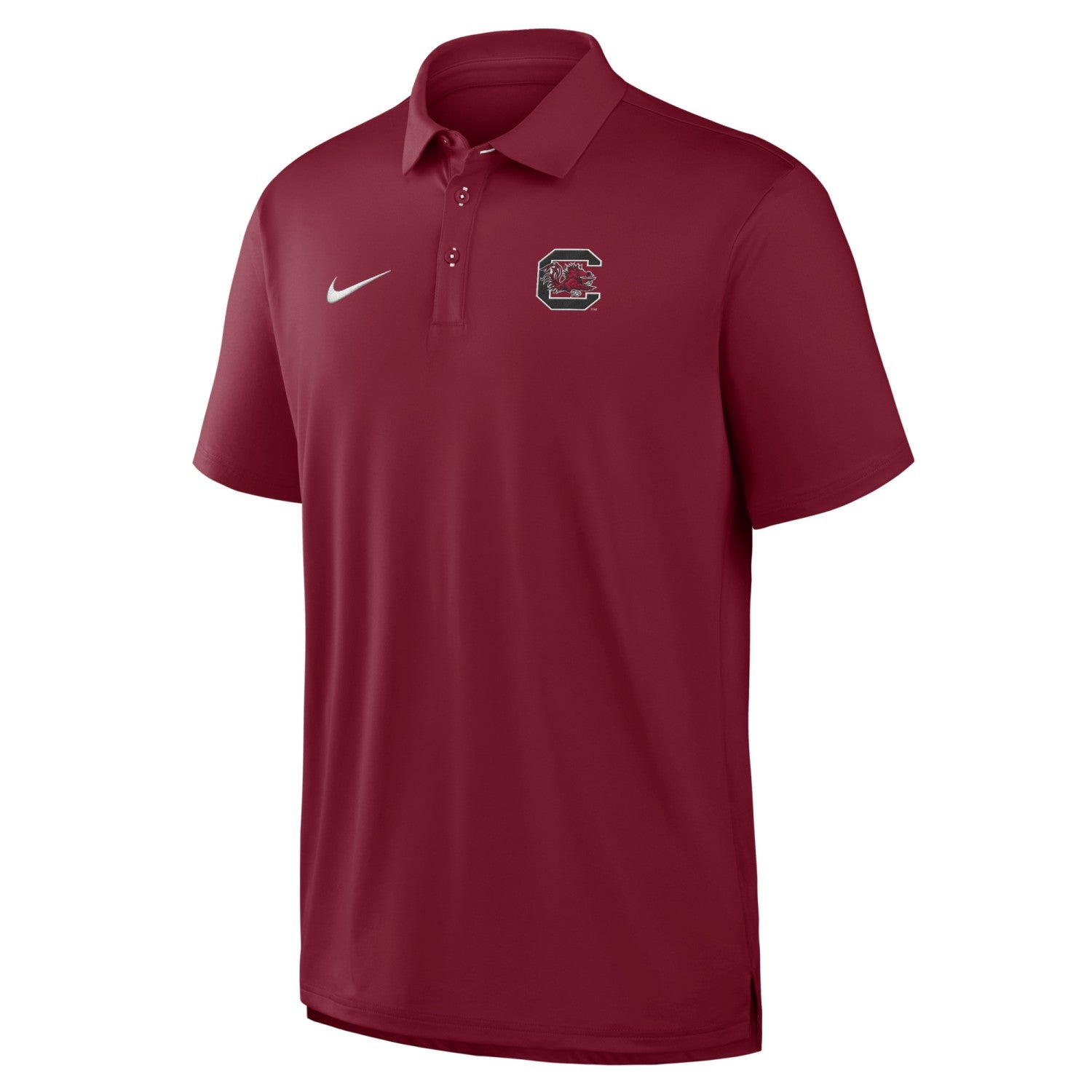 SOUTH CAROLINA GAMECOCKS GARNET BLOCK C NIKE TOUR POLO