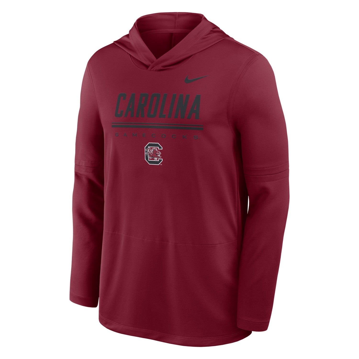 SOUTH CAROLINA GAMECOCKS GARNET CAROLINA LONG SLEEVE HOODIE TEE
