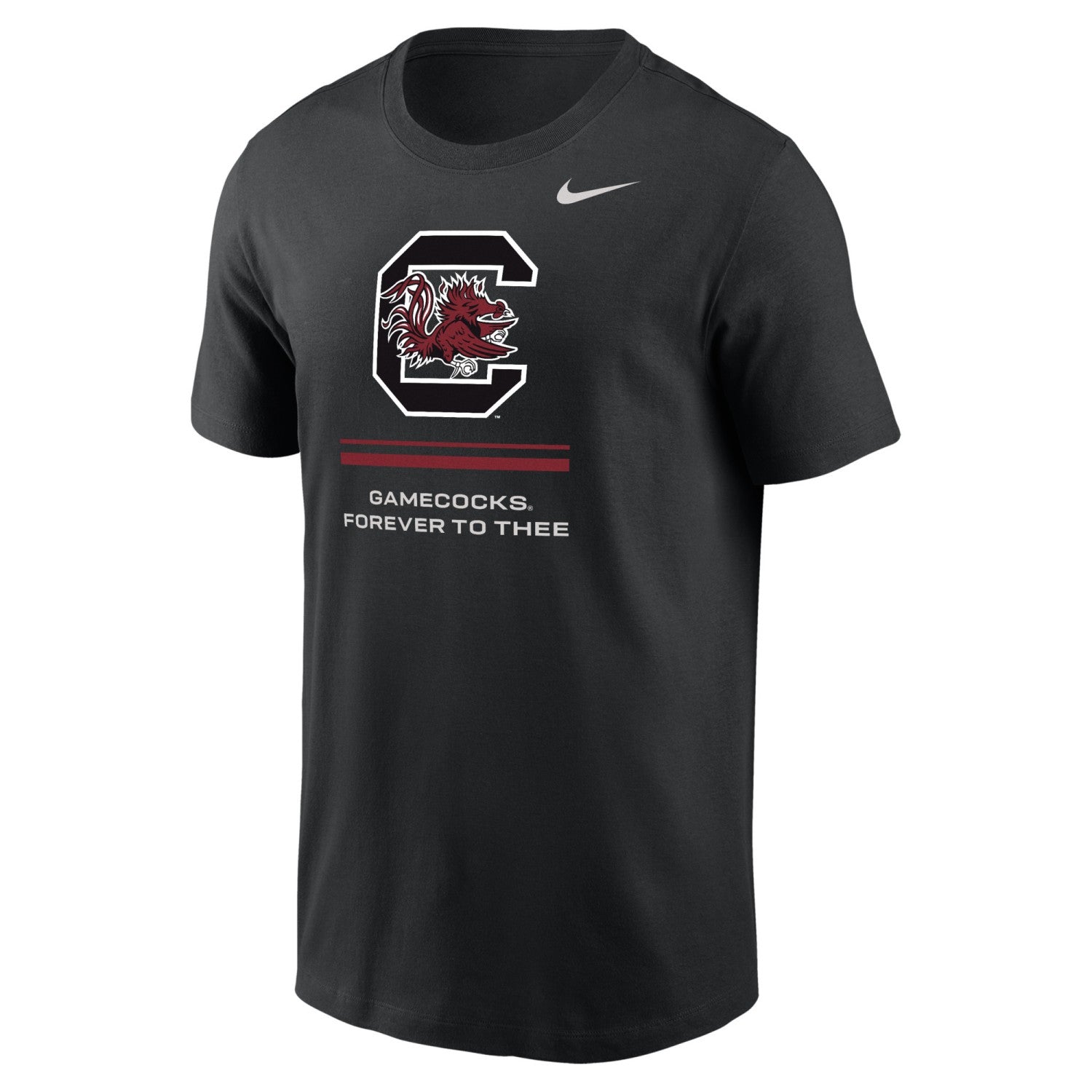 SOUTH CAROLINA GAMECOCKS BLACK BLOCK C FOREVER TO THEE DRI-FIT NIKE TEE