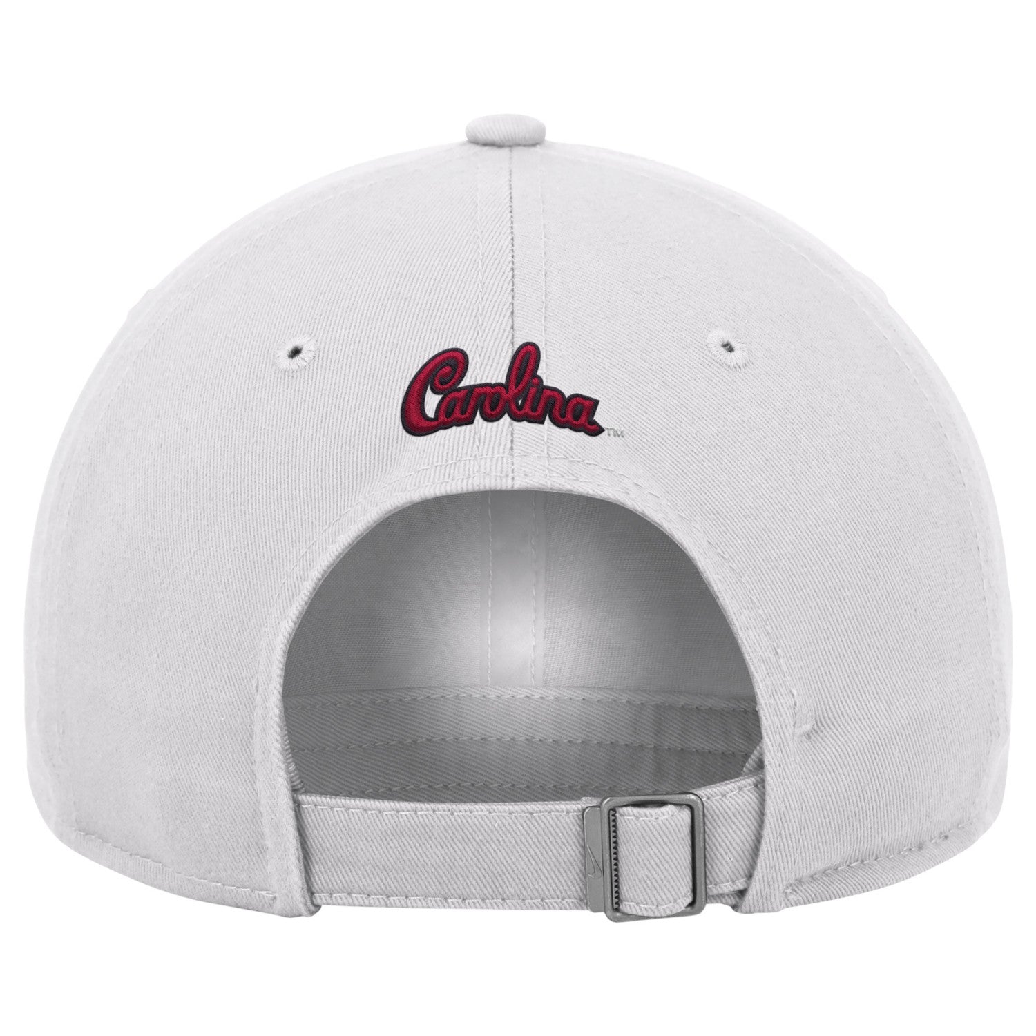 SOUTH CAROLINA GAMECOCKS WHITE BLOCK C PATCH NIKE UNSTRUCTURED CLUB HAT