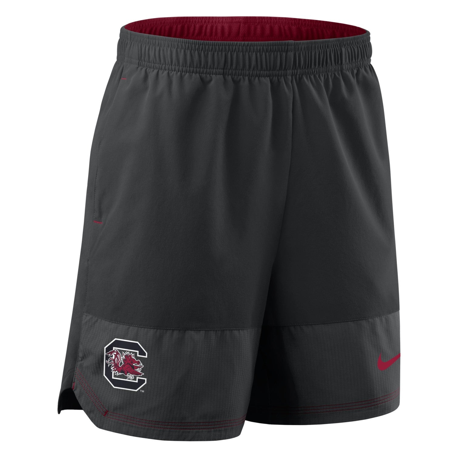 SOUTH CAROLINA GAMECOCKS BLACK NIKE DRI FIT WOVEN SHORT