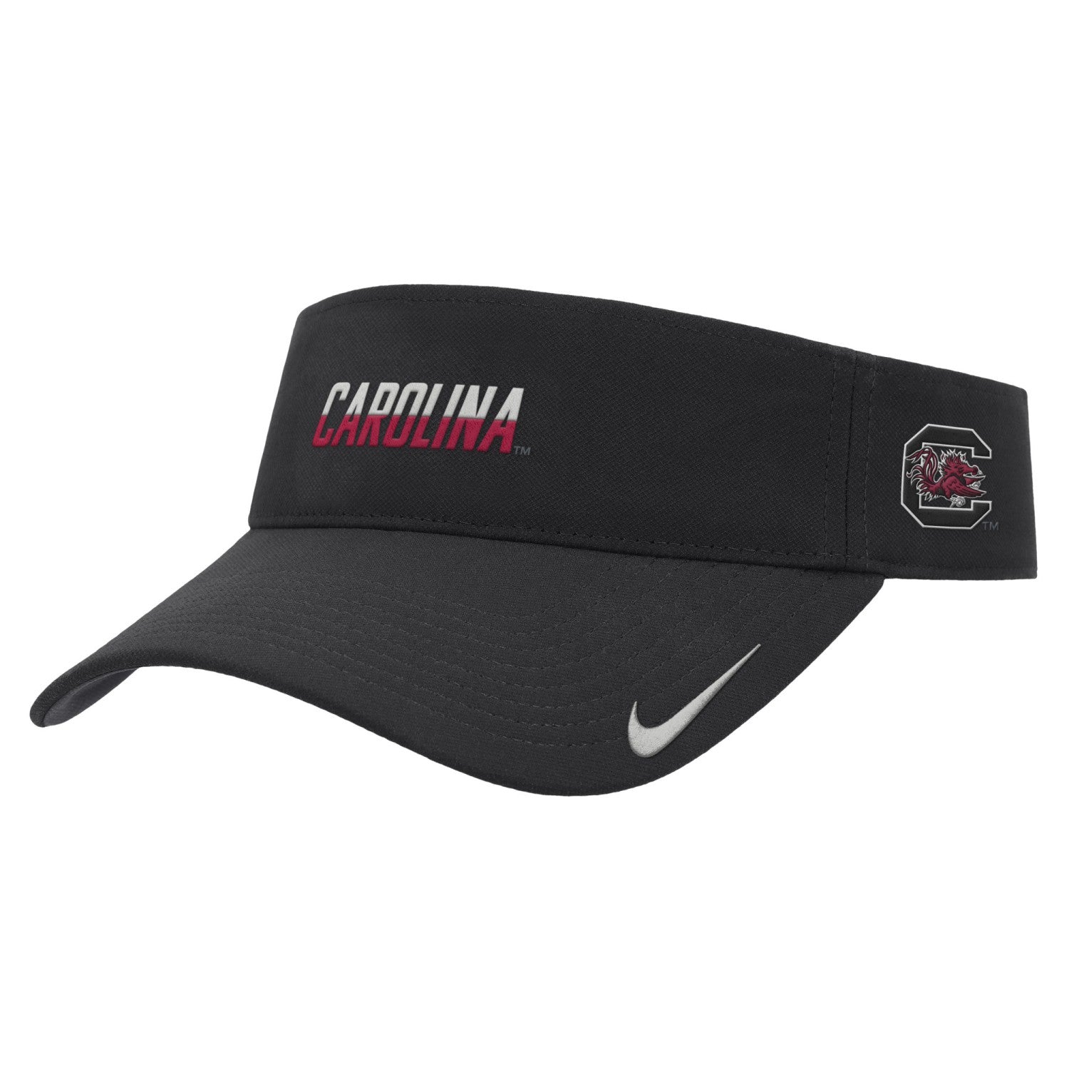 SOUTH CAROLINA GAMECOCKS BLACK CAROLINA NIKE ACE VISOR