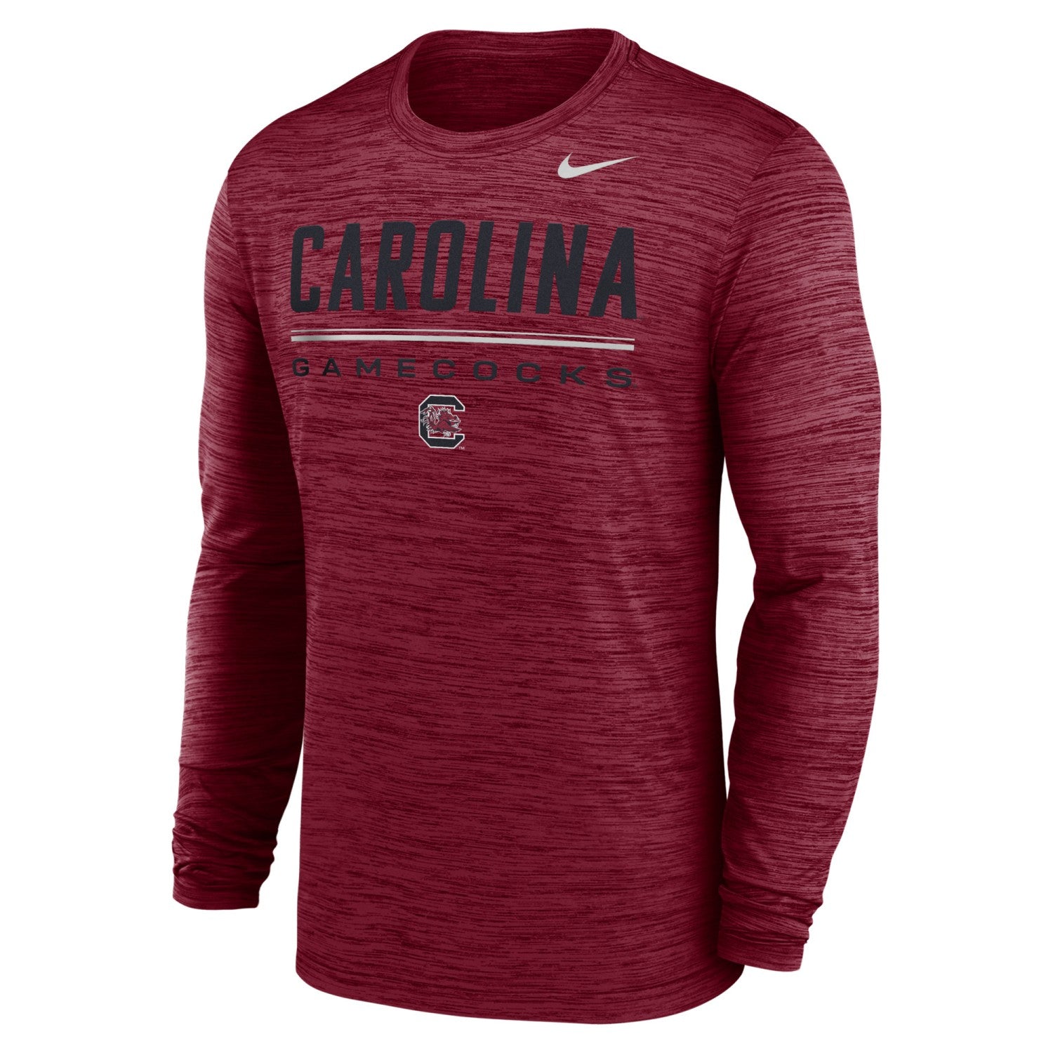 SOUTH CAROLINA GAMECOCKS GARNET CAROLINA NIKE TEAM ISSUE LONG SLEEVE TEE