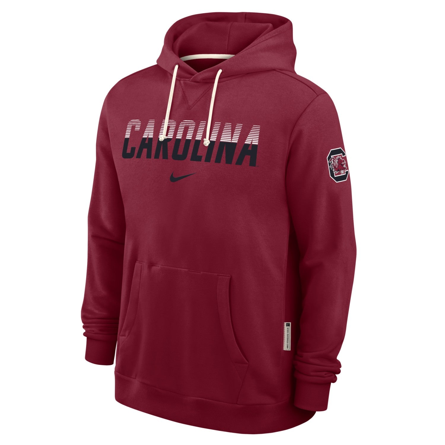 SOUTH CAROLINA GAMECOCKS GARNET CAROLINA NIKE DRI-FIT SI HOODIE
