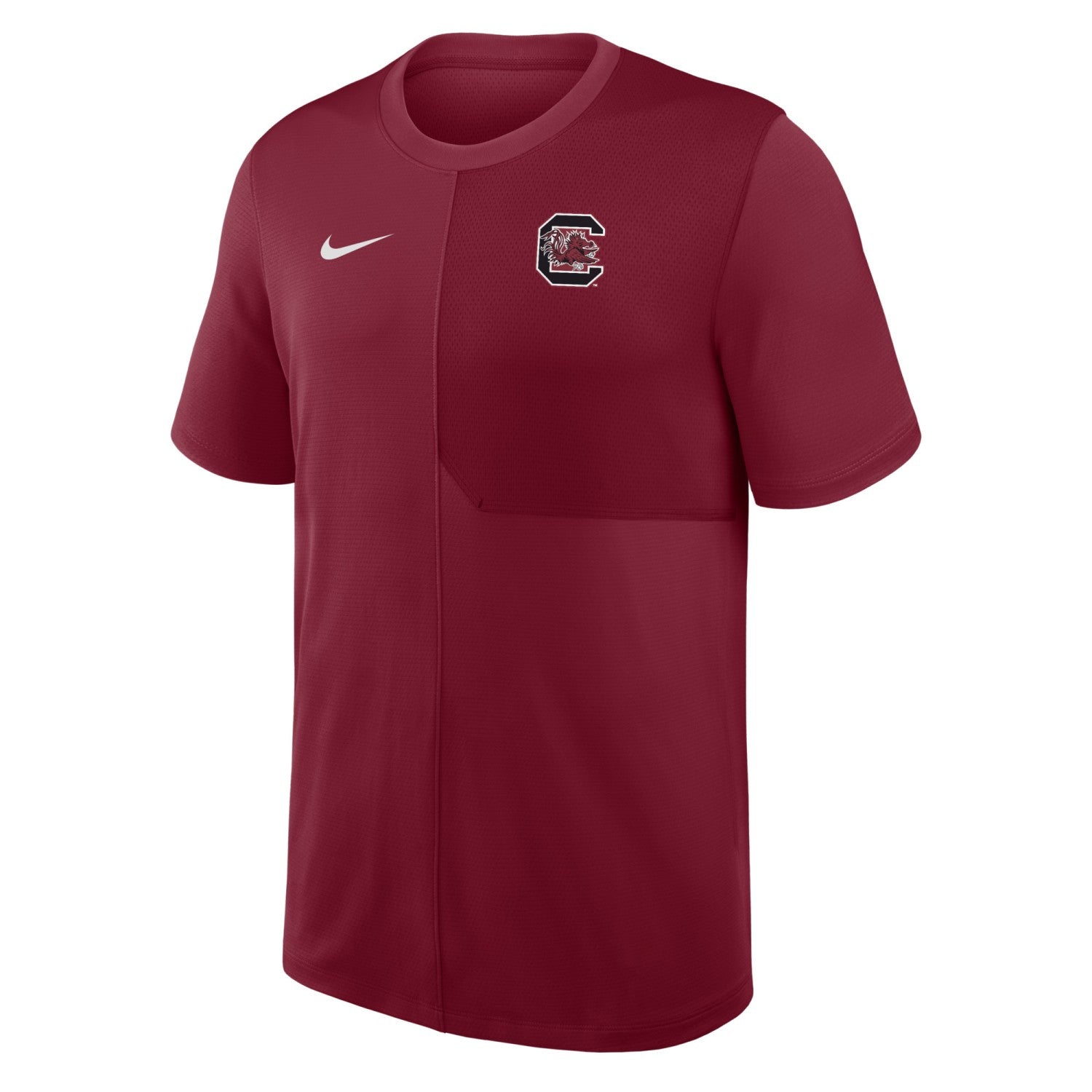 SOUTH CAROLINA GAMECOCKS GARNET NIKE DRIFIT COACH'S TOP