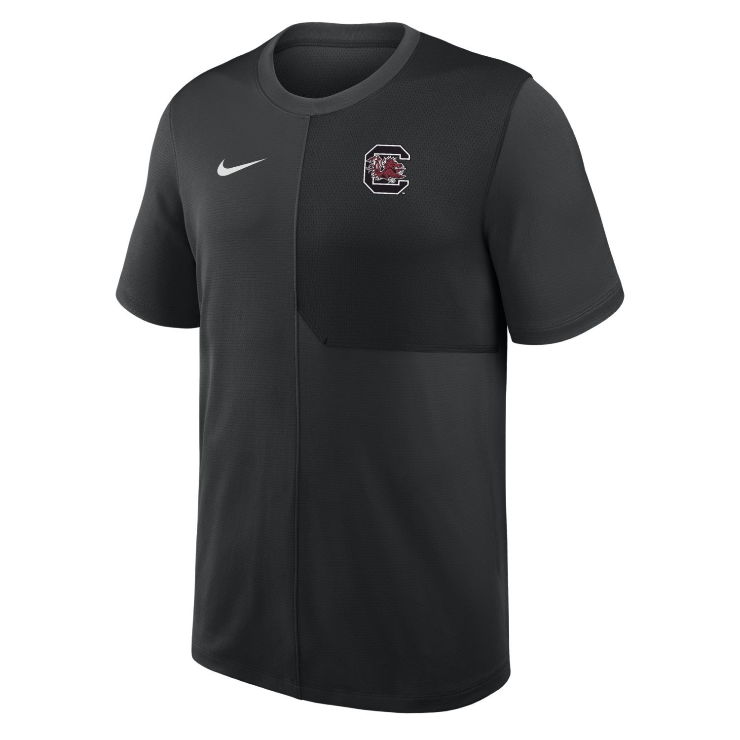 SOUTH CAROLINA GAMECOCKS BLACK NIKE DRIFIT COACH'S TOP
