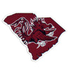 South Carolina Gamecock Garnet State 6&quot; Decal